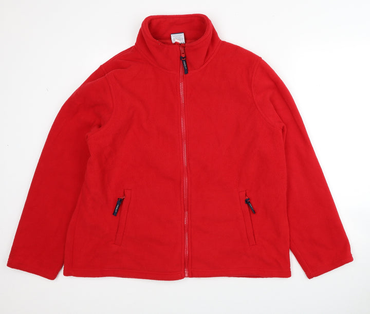Uneek Womens Red Jacket Size 20 Zip