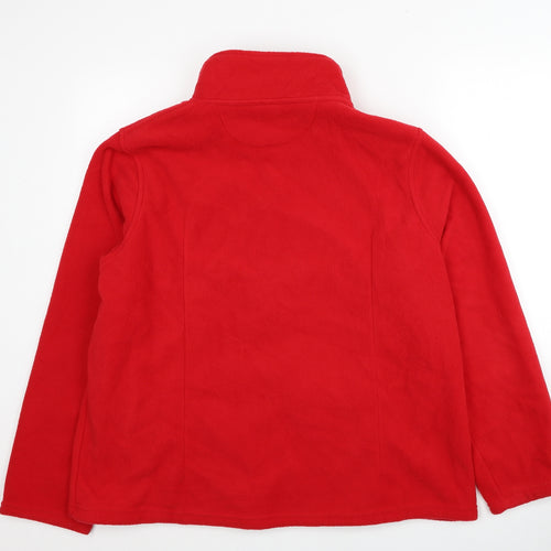 Uneek Womens Red Jacket Size 20 Zip