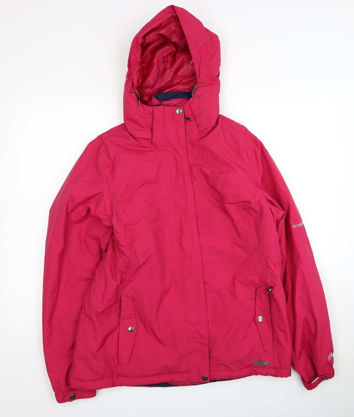 Trespass Womens Pink Windbreaker Coat Size 14 Zip