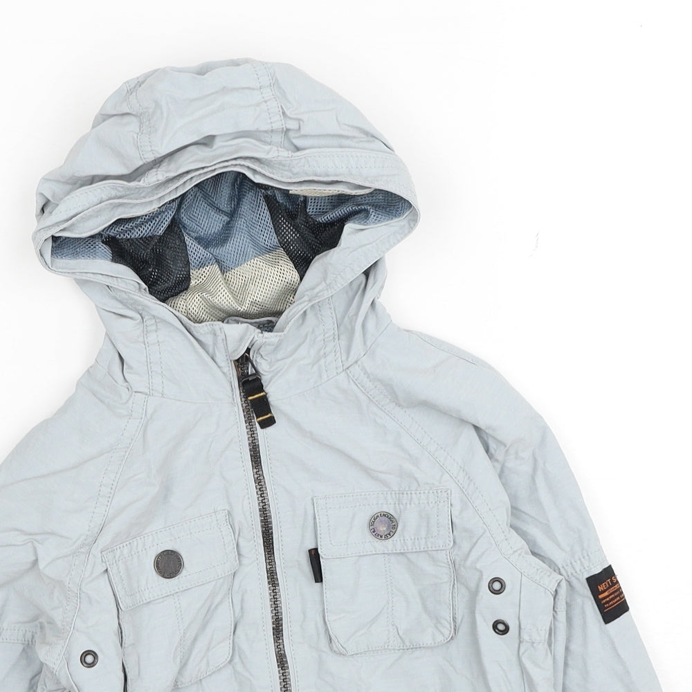 NEXT Boys Grey Jacket Size 3-4 Years Zip