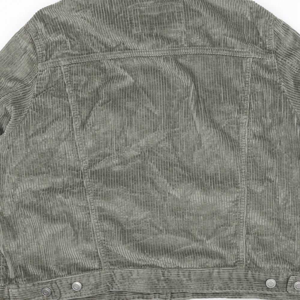 Marks and Spencer Womens Green Jacket Size 18 Button