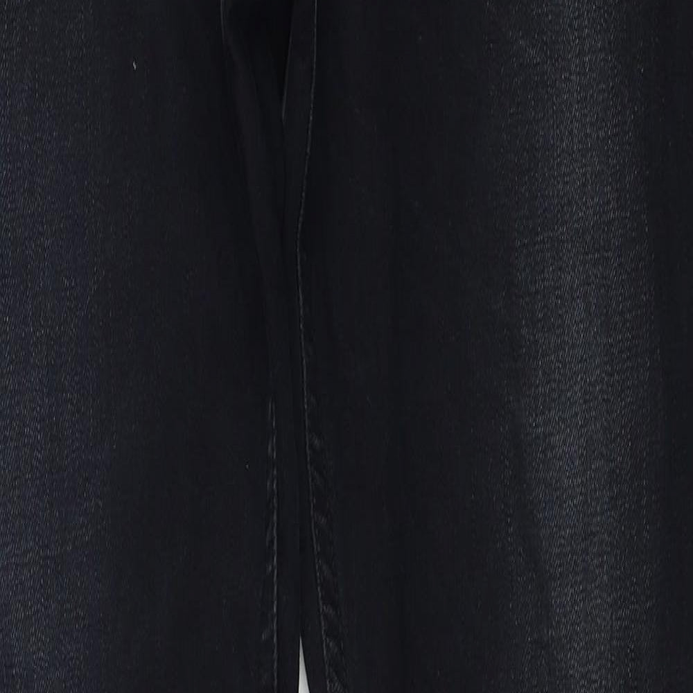 Acne Mens Black Cotton Straight Jeans Size 30 in L32 in Regular Zip