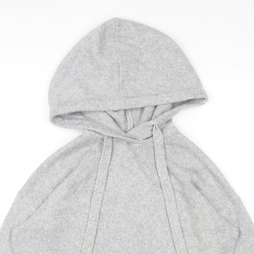 L.O.G.G Womens Grey Round Neck Acrylic Pullover Jumper Size XS