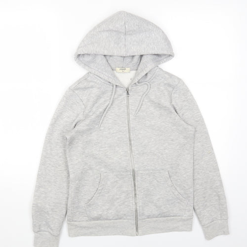 Papaya Womens Grey Jacket Size XS Zip