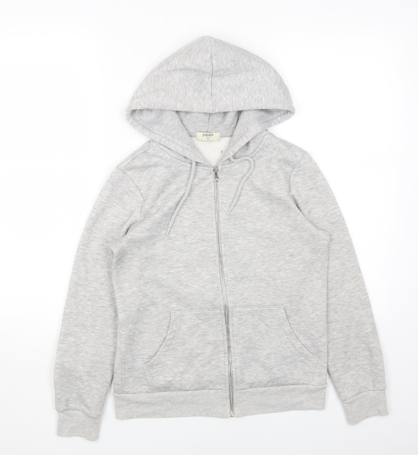 Papaya Womens Grey Jacket Size XS Zip