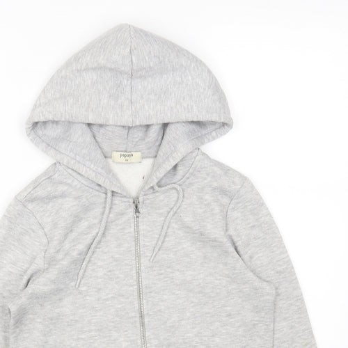Papaya Womens Grey Jacket Size XS Zip