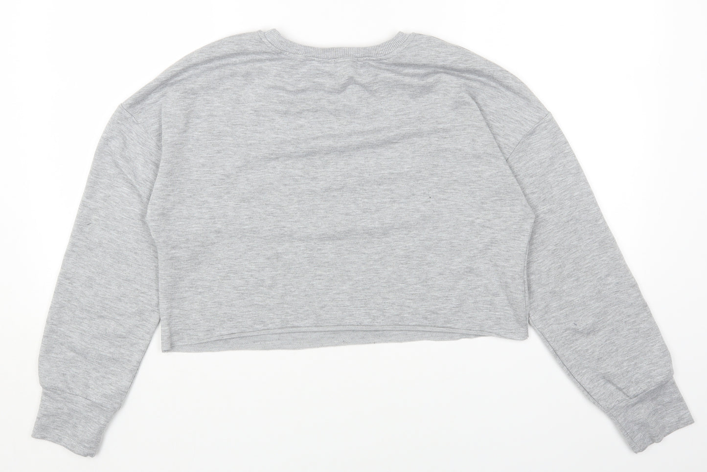 SheIn Womens Grey Cotton Pullover Sweatshirt Size XS Pullover