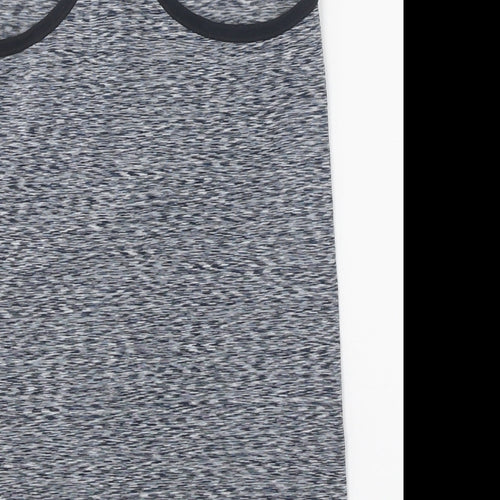 Marks and Spencer Womens Grey Polyester Basic Tank Size S Scoop Neck Pullover - Racerback