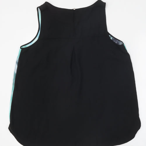 Yessica Womens Green Polyester Basic Tank Size 16 Scoop Neck