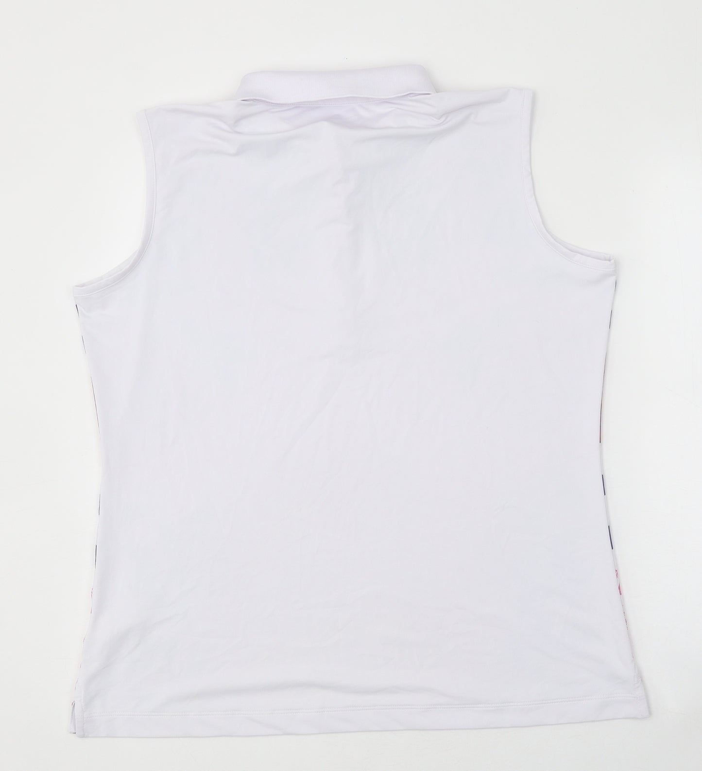 Ping Womens Multicoloured Floral Polyester Basic T-Shirt Size 16 Collared