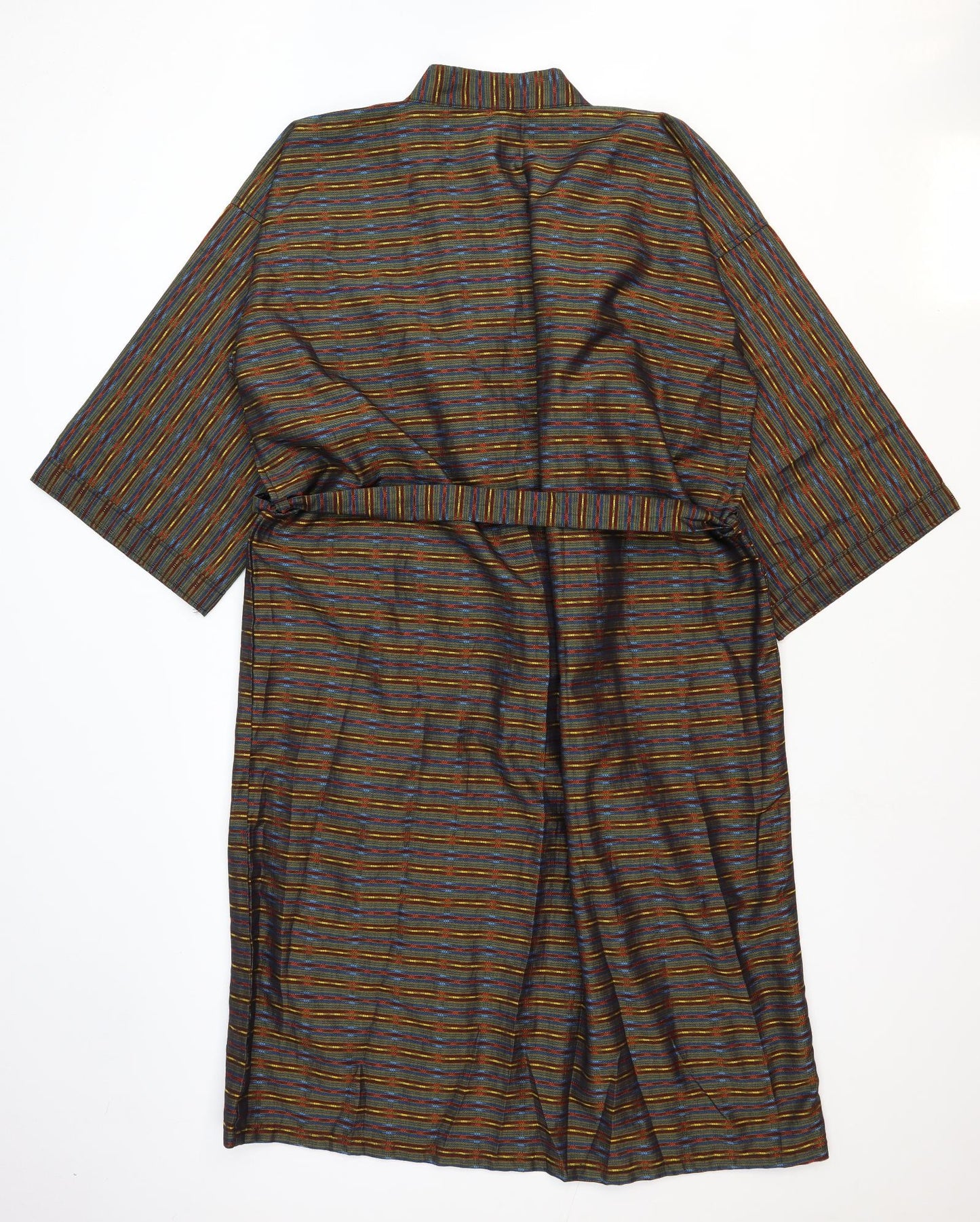 Preworn Mens Multicoloured Geometric Polyester Gown Size M Tie