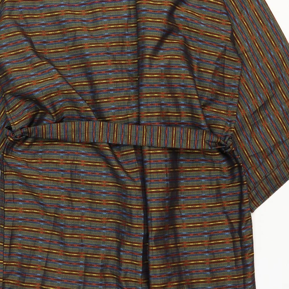 Preworn Mens Multicoloured Geometric Polyester Gown Size M Tie