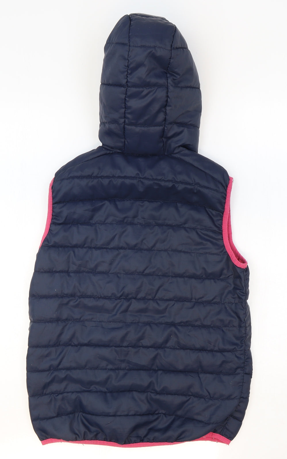 Freedom Trail Girls Blue Gilet Waistcoat Size 9-10 Years Zip