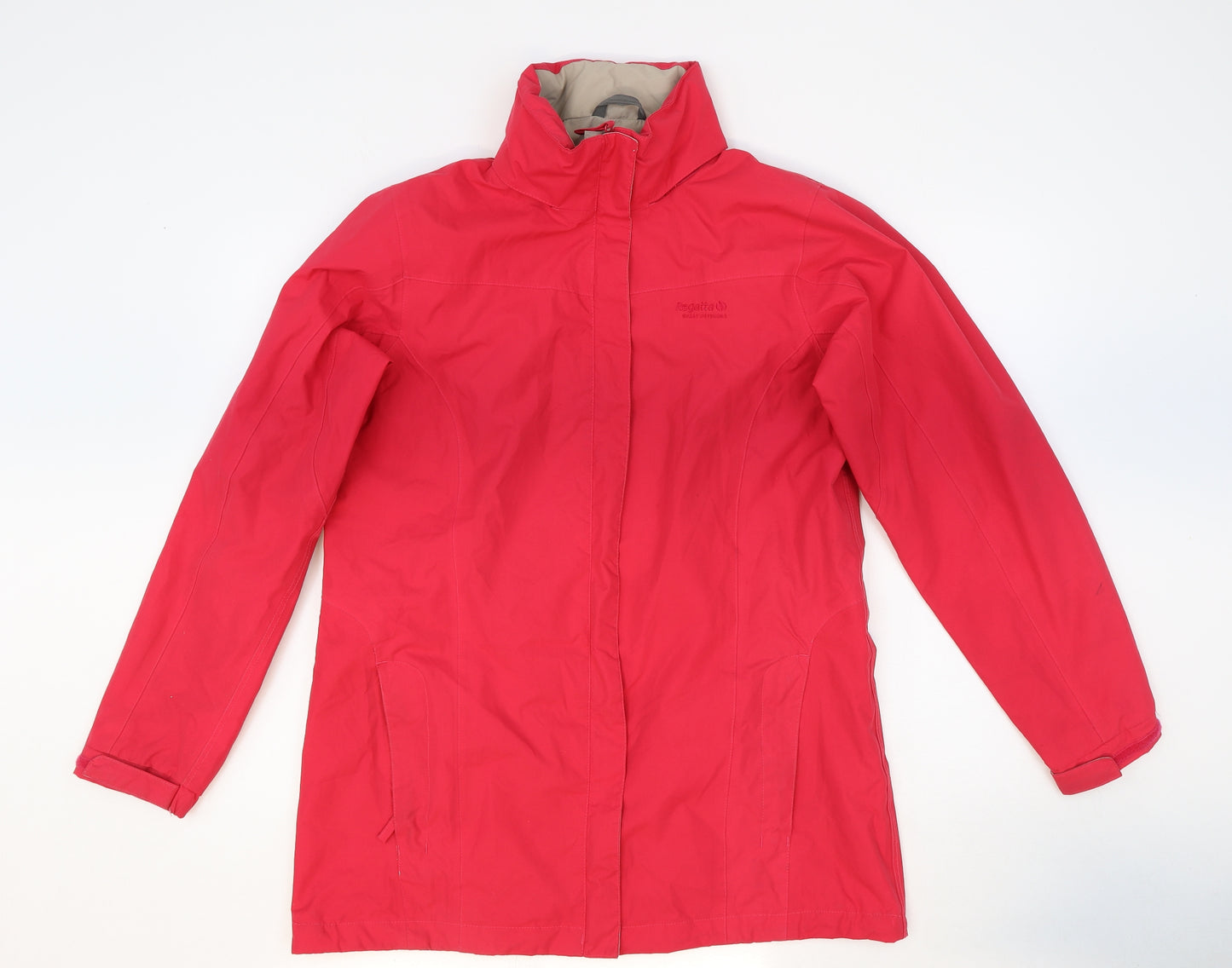 Regatta Womens Pink Rain Coat Coat Size 14