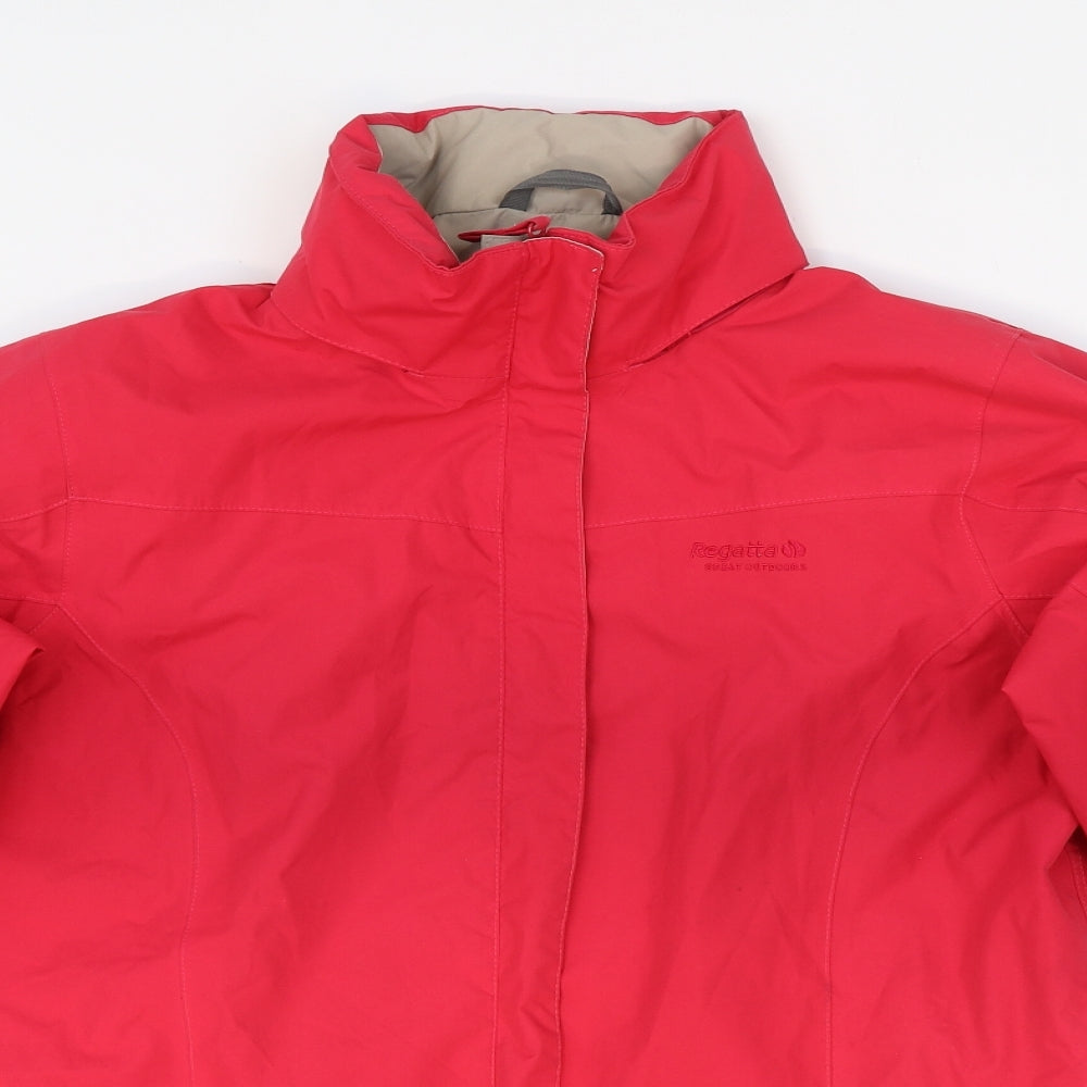 Regatta Womens Pink Rain Coat Coat Size 14