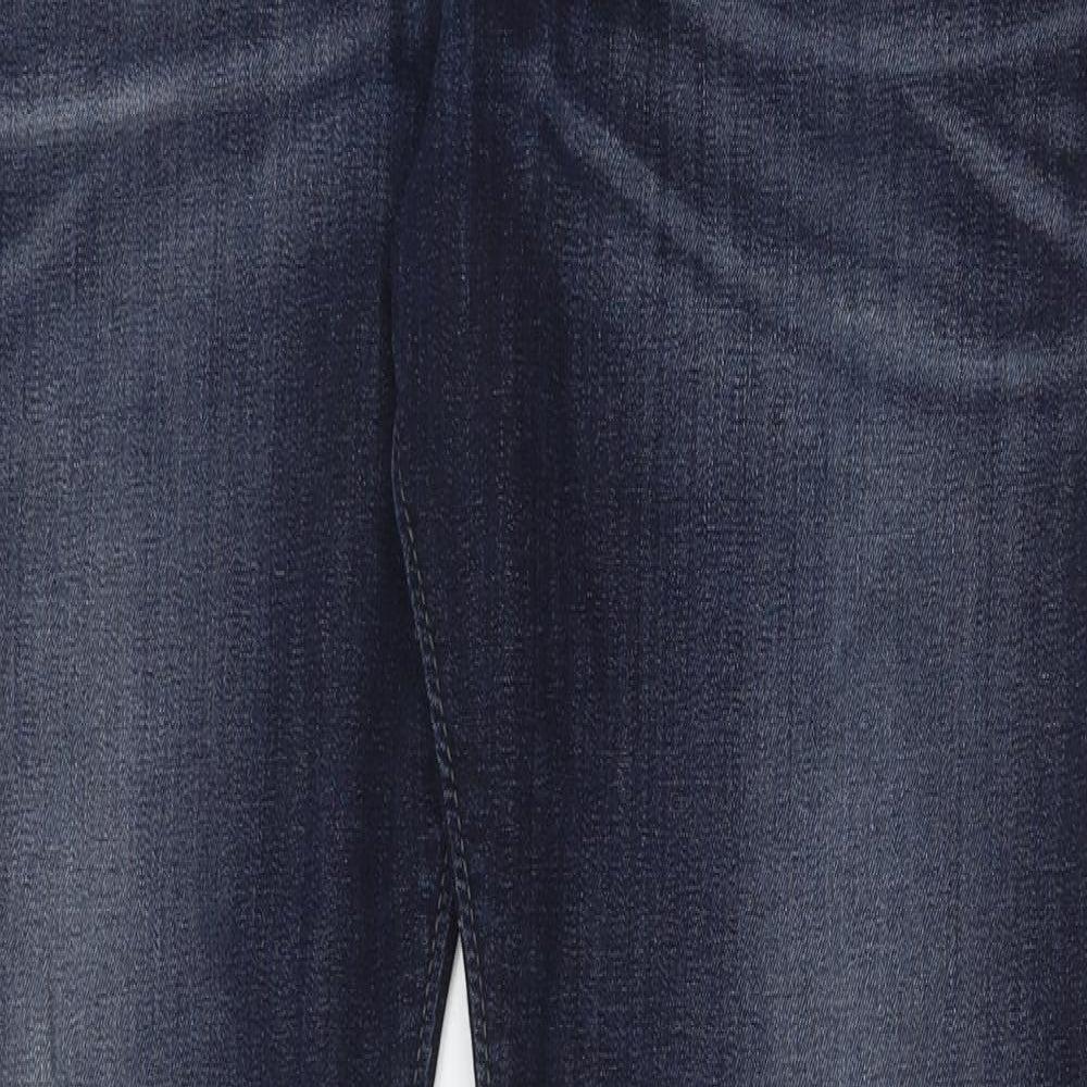Diesel Mens Blue Cotton Straight Jeans Size 34 in L32 in Regular Button