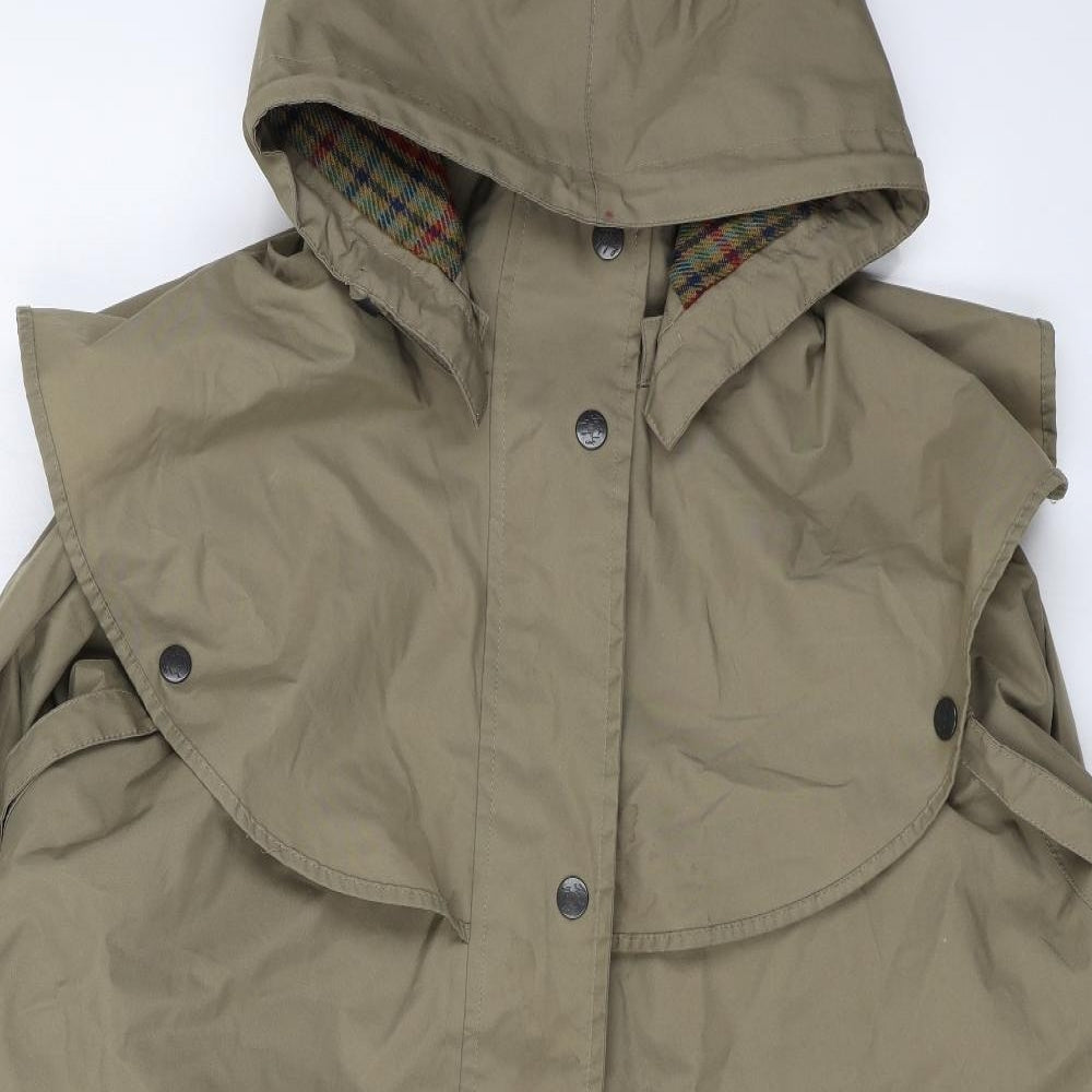 Jack Murphy Womens Brown Overcoat Coat Size 12 Zip