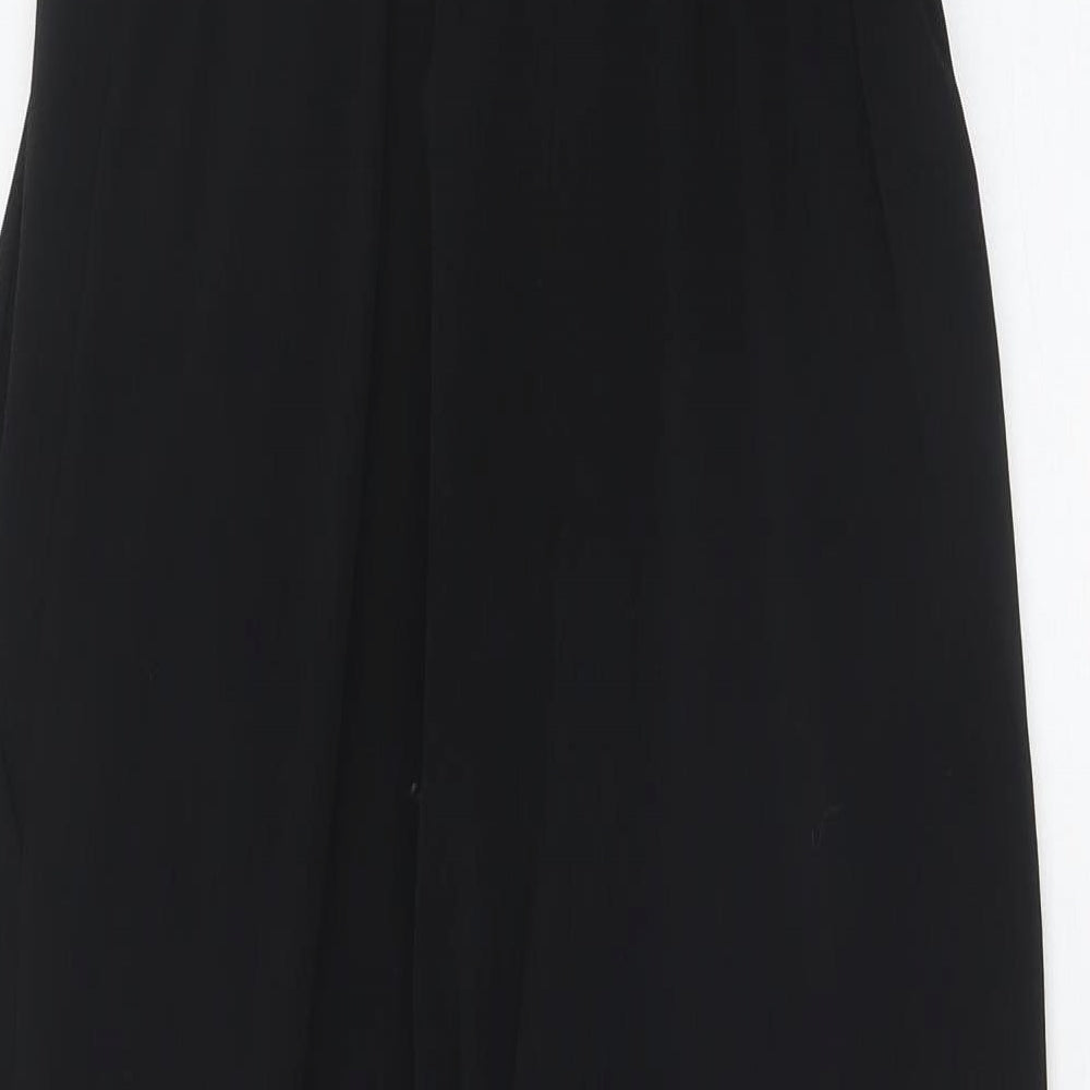 River Island Womens Black Polyester Jumpsuit One-Piece Size 10 Zip