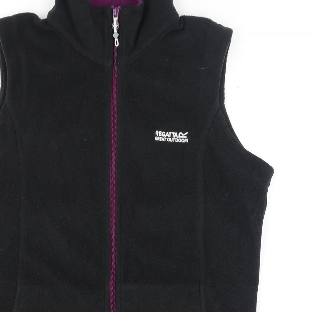 Regatta Womens Black Gilet Waistcoat Size 10 Zip