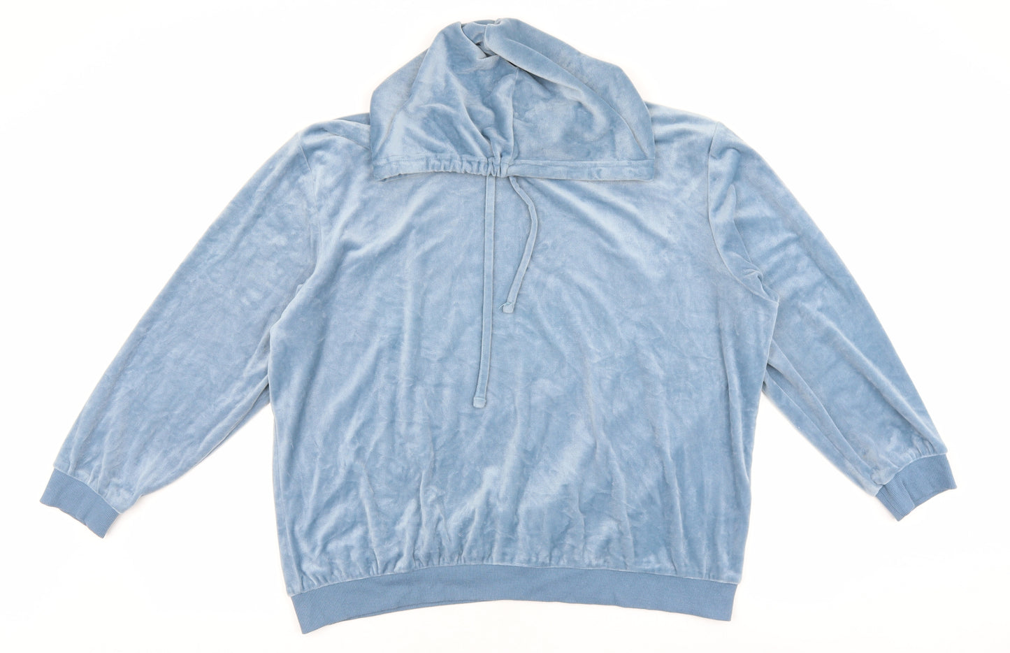 Avon Womens Blue Elastane Pullover Hoodie Size XL Pullover