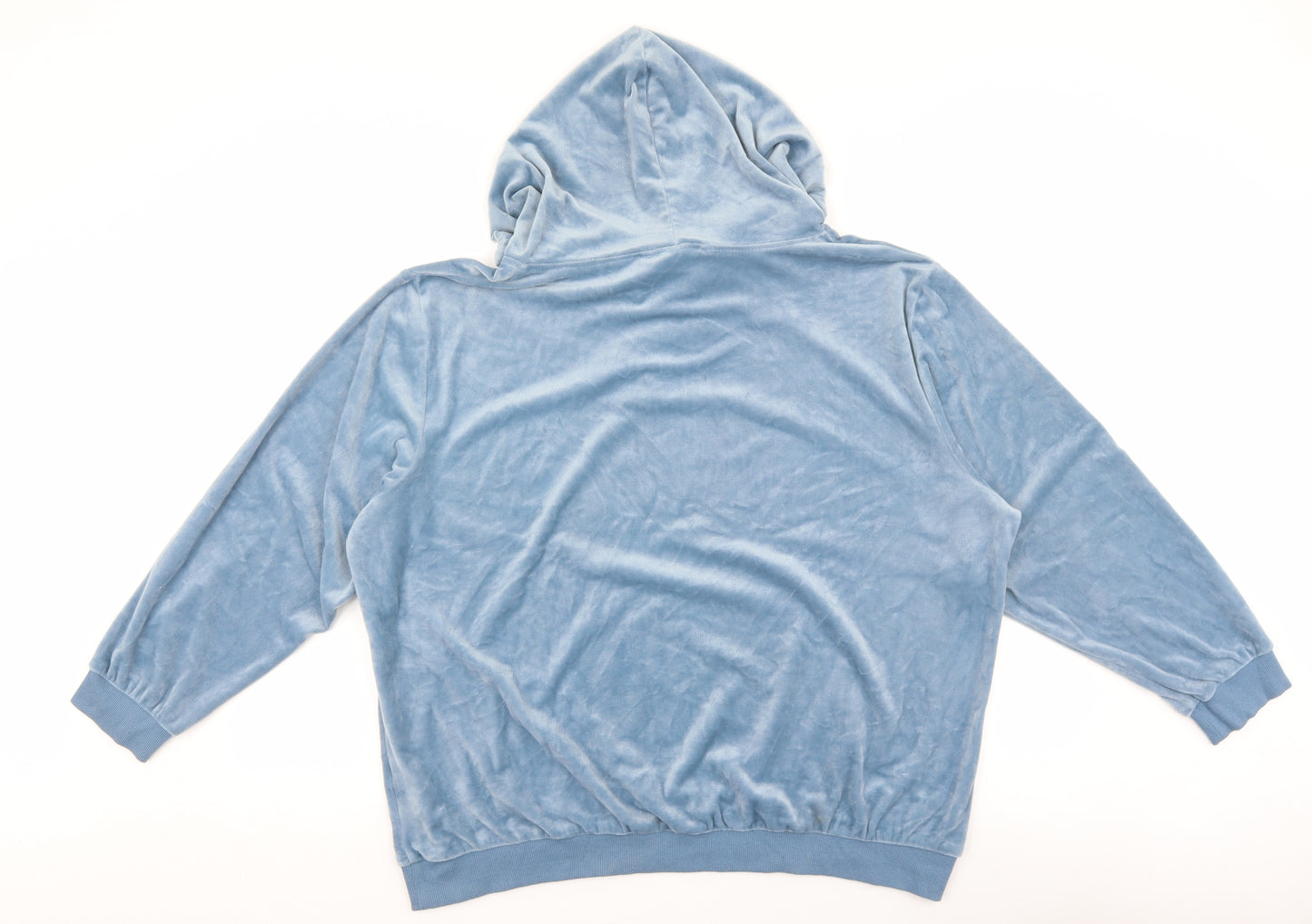 Avon Womens Blue Elastane Pullover Hoodie Size XL Pullover
