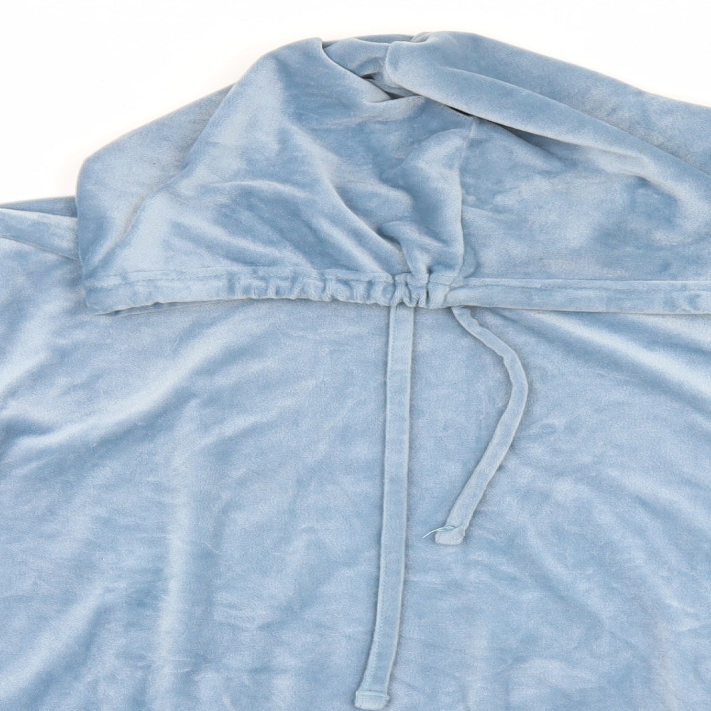 Avon Womens Blue Elastane Pullover Hoodie Size XL Pullover
