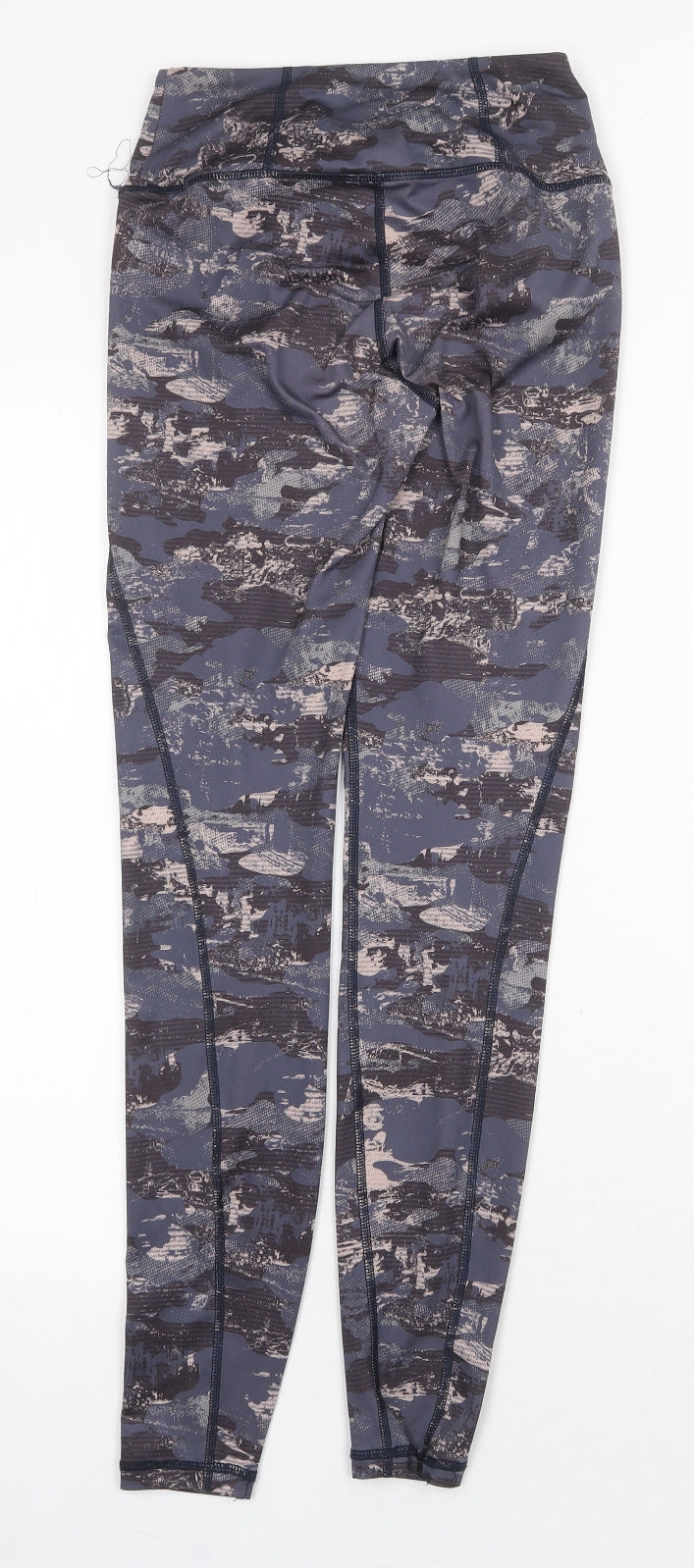 H&M Womens Multicoloured Camouflage Polyester Sweatpants Leggings Size S Regular Pullover