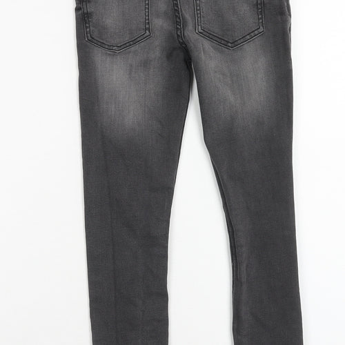 SheIn Girls Black Cotton Skinny Jeans Size 9 Months Regular Button