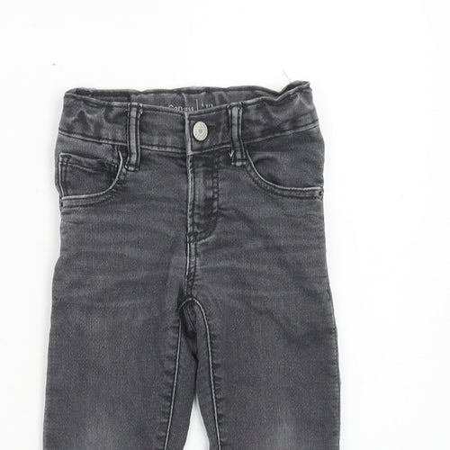 Gap Boys Grey Cotton Skinny Jeans Size 4XL Regular Button