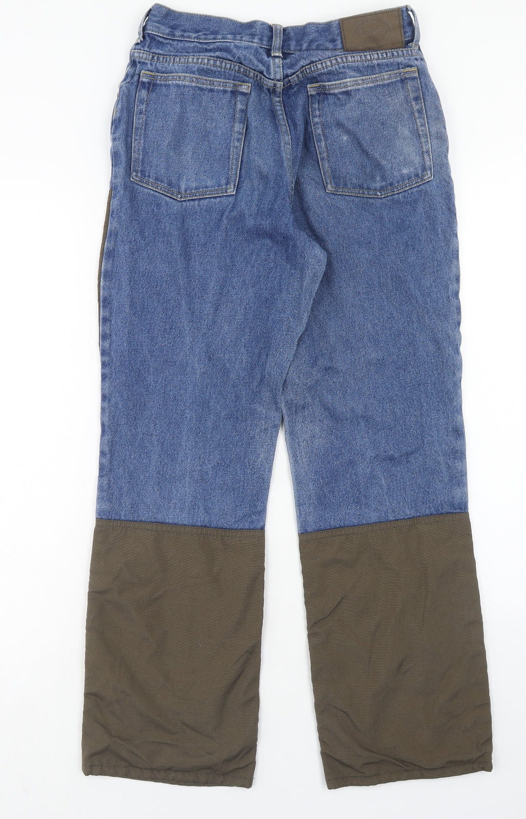 Cabela's Womens Blue Cotton Straight Jeans Size 30 in Regular Button - Two Tone