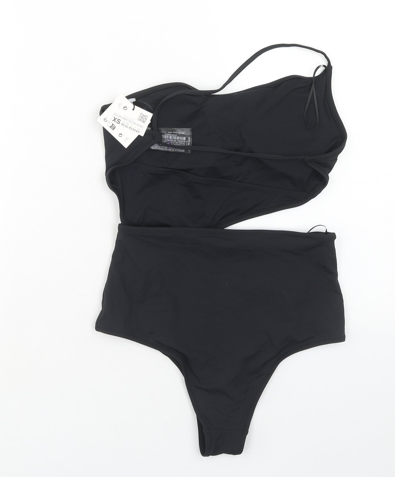 Zara Womens Black Polyamide One Piece Size XS