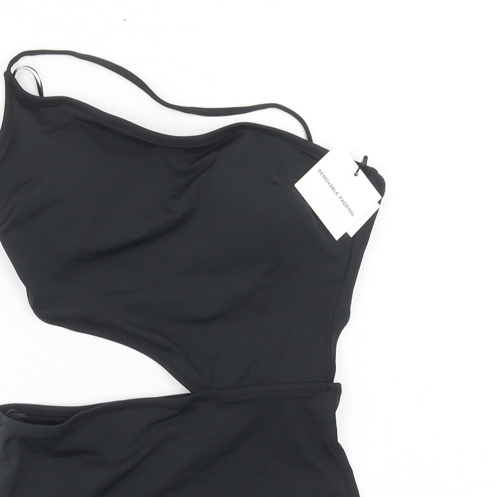 Zara Womens Black Polyamide One Piece Size XS