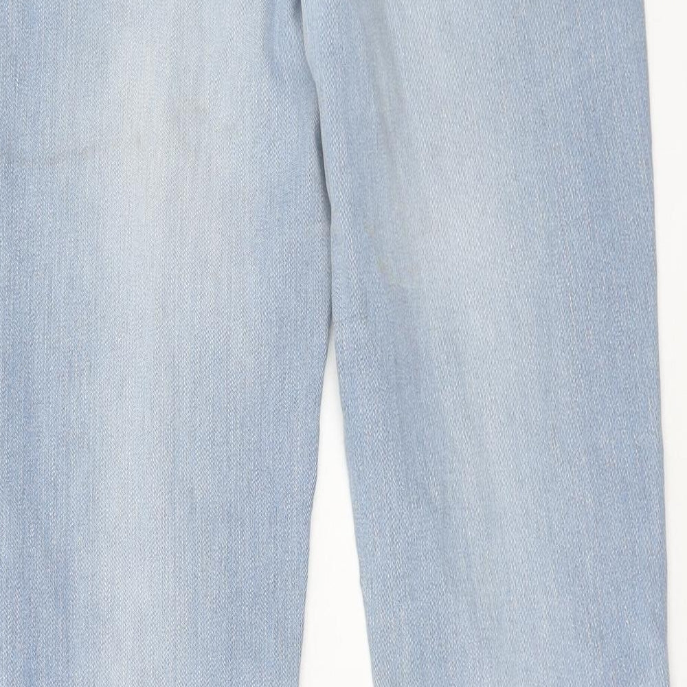 Signature by Levi Strauss & Co. Womens Blue Cotton Skinny Jeans Size 30 in Regular Button