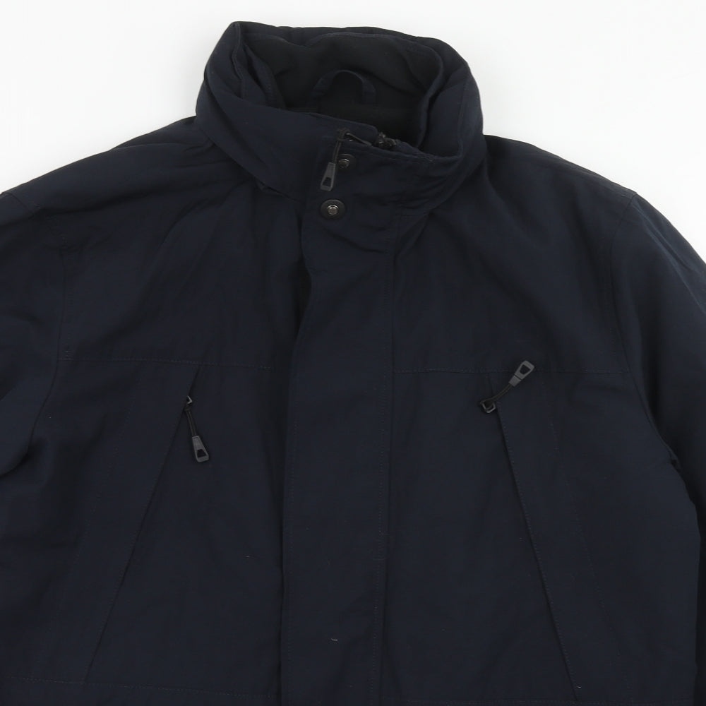 Marks and Spencer Mens Blue Jacket Size M Zip