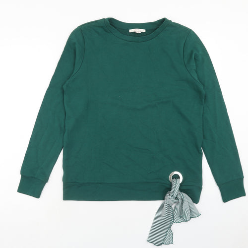 Esprit Womens Green Cotton Pullover Sweatshirt Size M Pullover