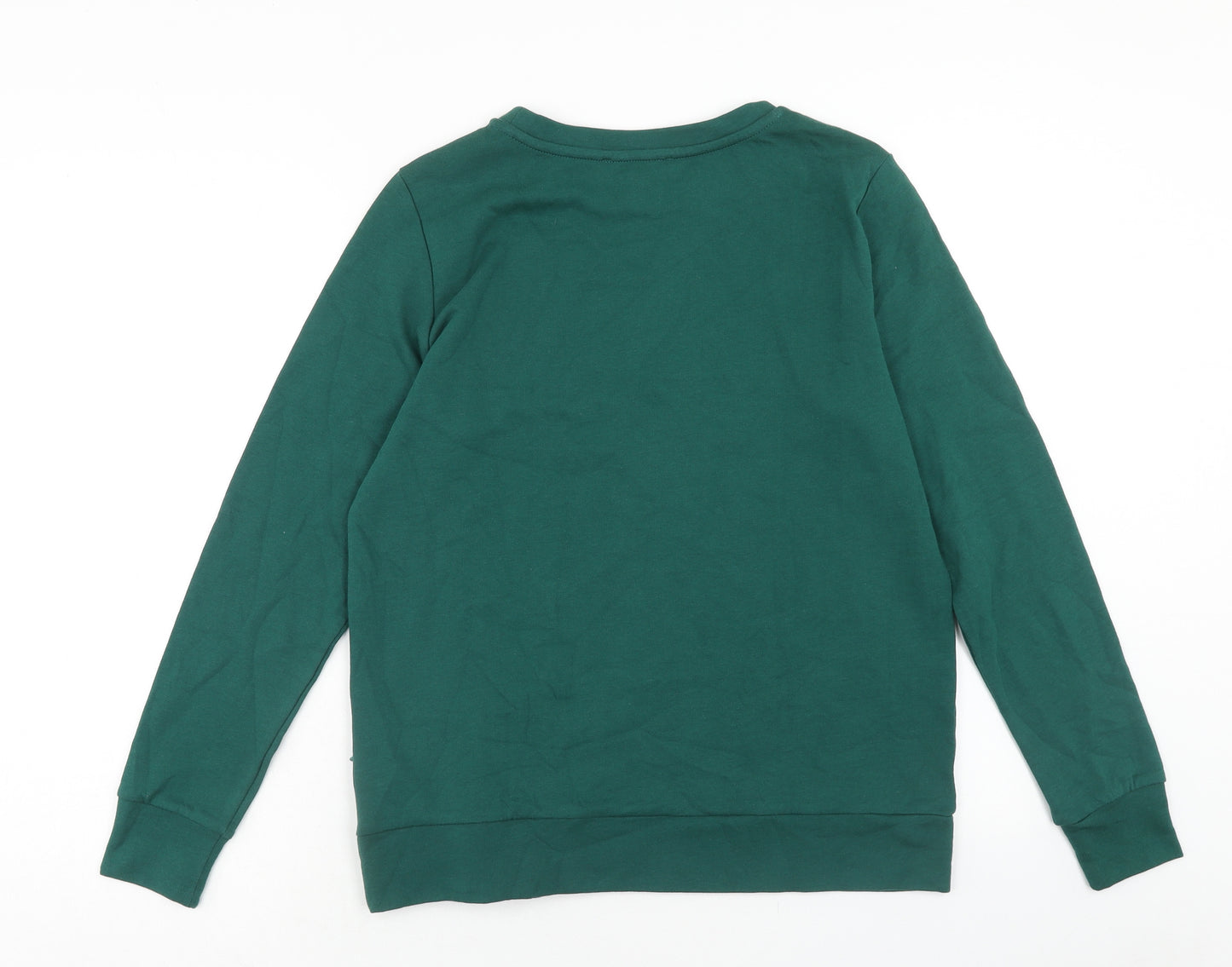 Esprit Womens Green Cotton Pullover Sweatshirt Size M Pullover