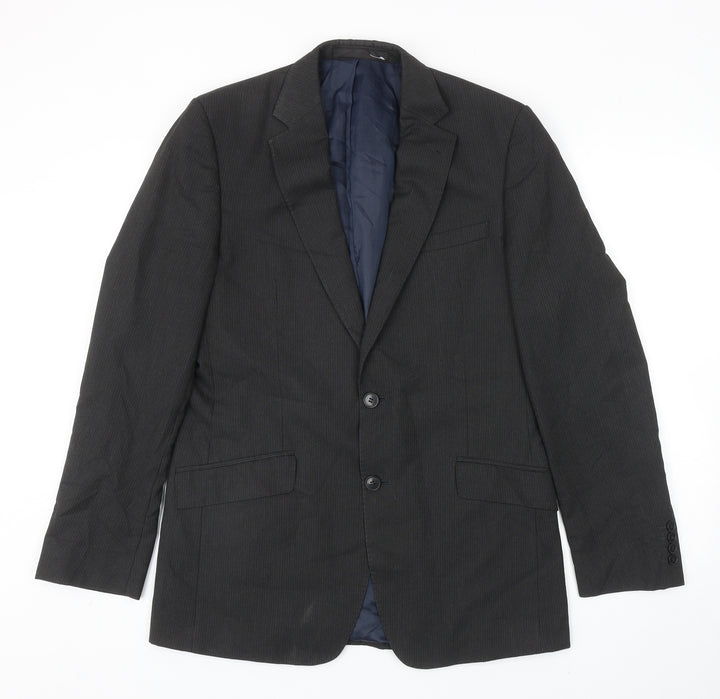 Marks and Spencer Mens Grey Viscose Jacket Blazer Size 40