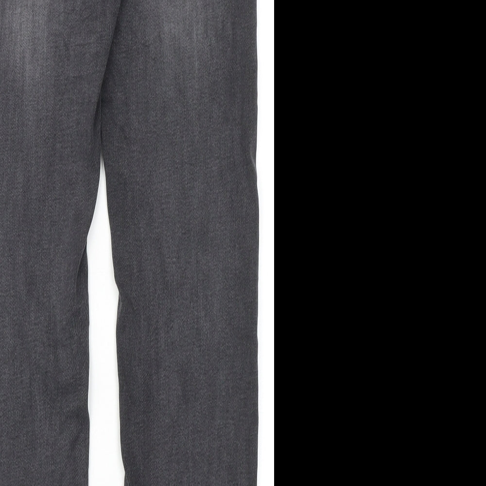 NEXT Mens Grey Cotton Skinny Jeans Size 28 in L31 in Regular Zip