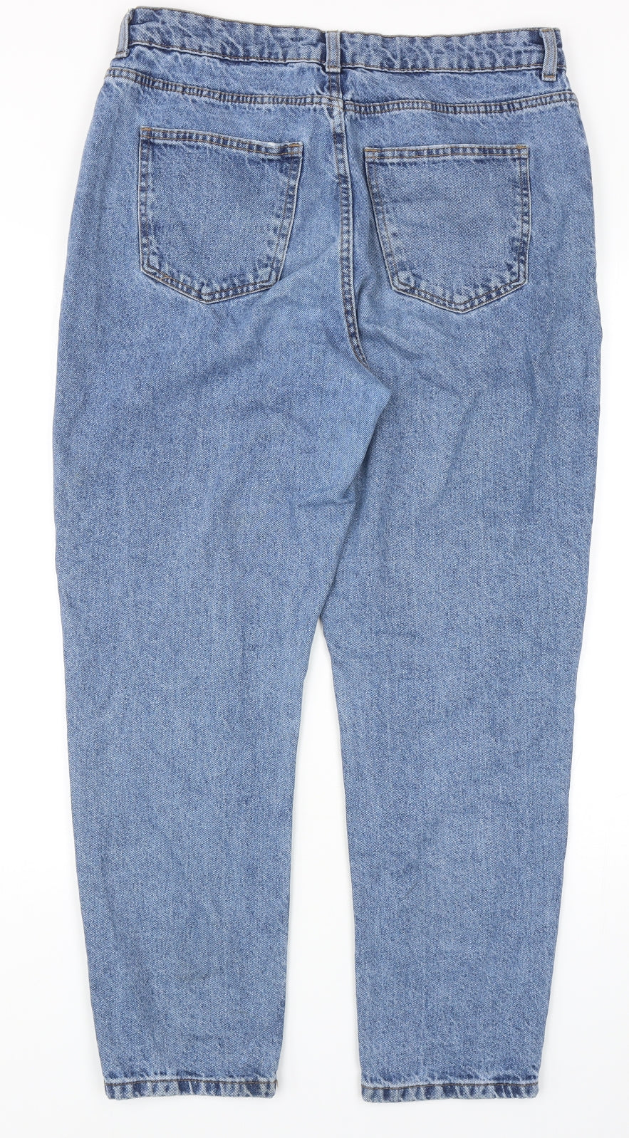 Denim & Co Womens Blue Cotton Skinny Jeans Size 14 Regular Zip