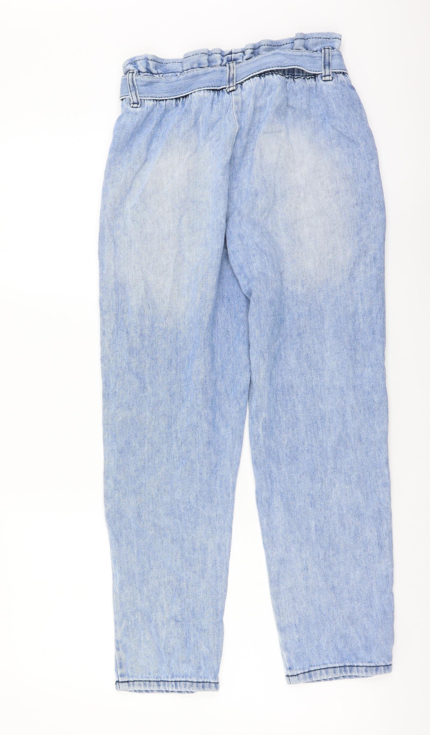 NEXT Girls Blue Cotton Bloomer Trousers Size 12 Years Regular