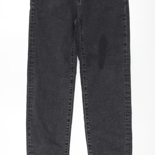 Stradivarius Womens Grey Cotton Skinny Jeans Size S L27 in Regular Button