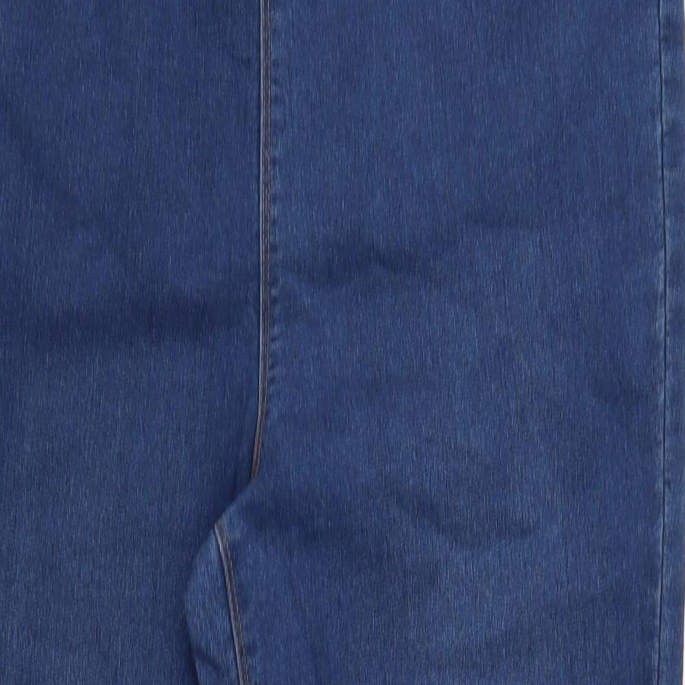 Denim Womens Blue Cotton Jegging Jeans Size 14 L29 in Regular