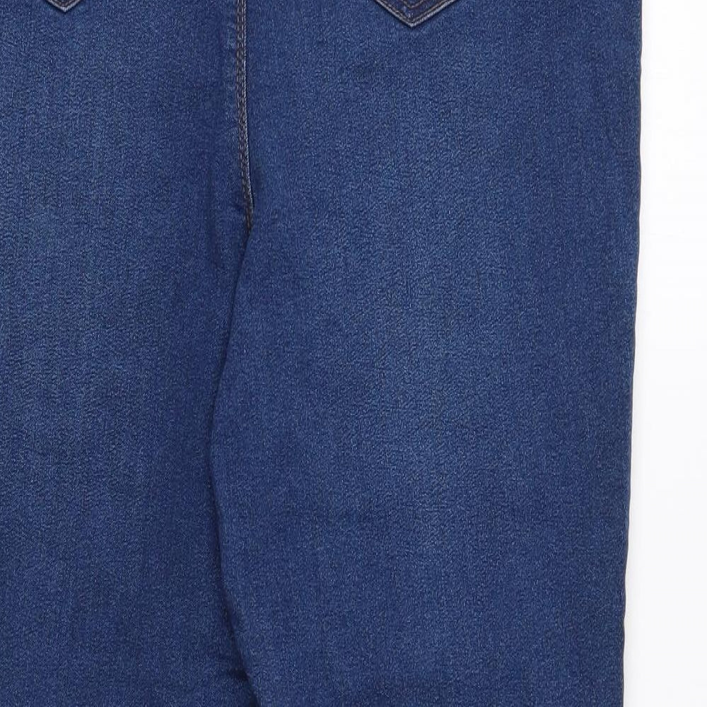 Denim Womens Blue Cotton Jegging Jeans Size 14 L29 in Regular