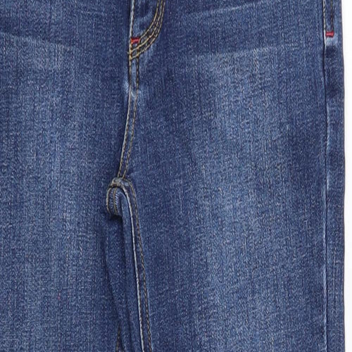 Joules Boys Blue Cotton Skinny Jeans Size 7-8 Years Regular Button