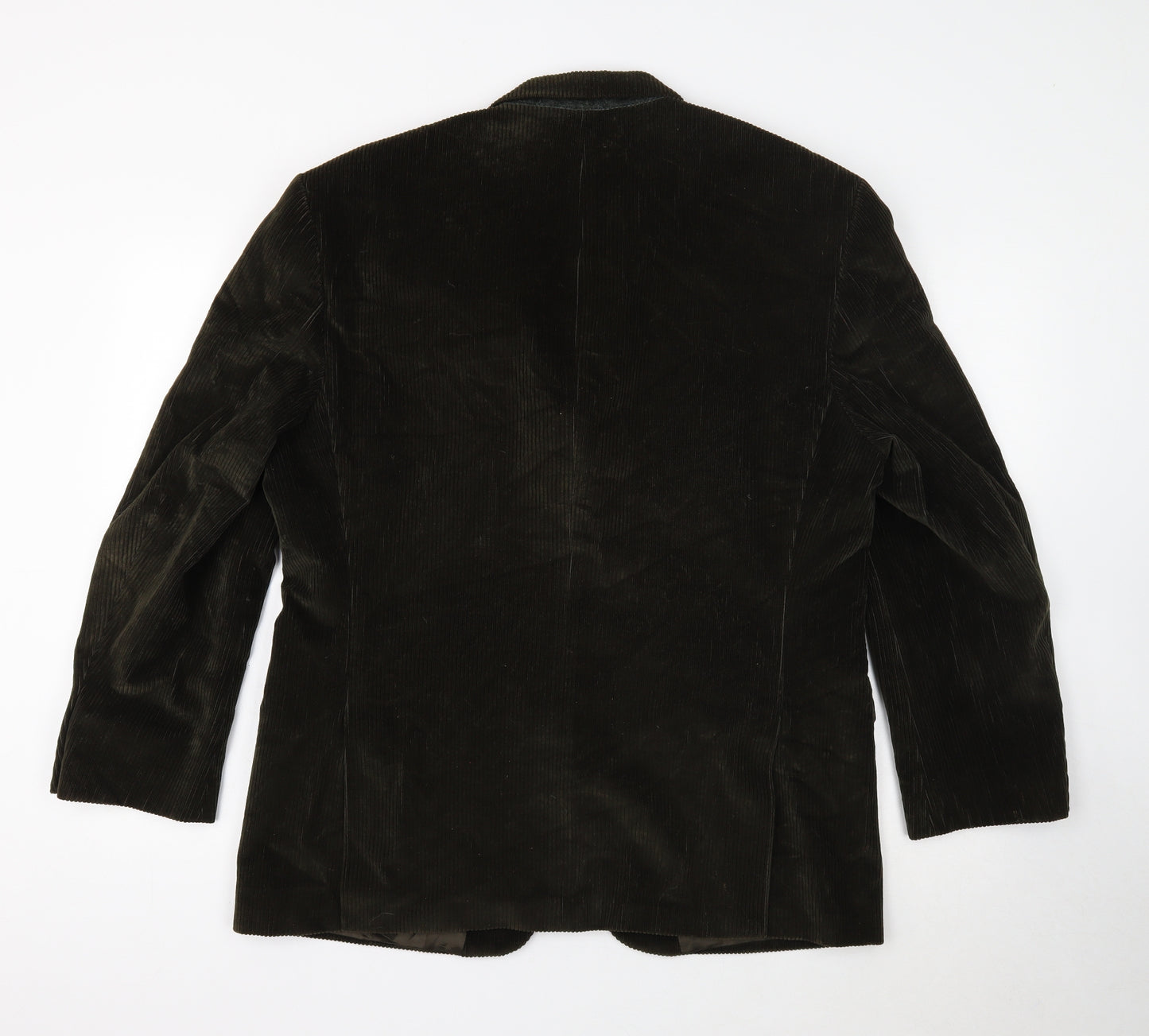 Preworn Mens Green Cotton Jacket Blazer Size 42