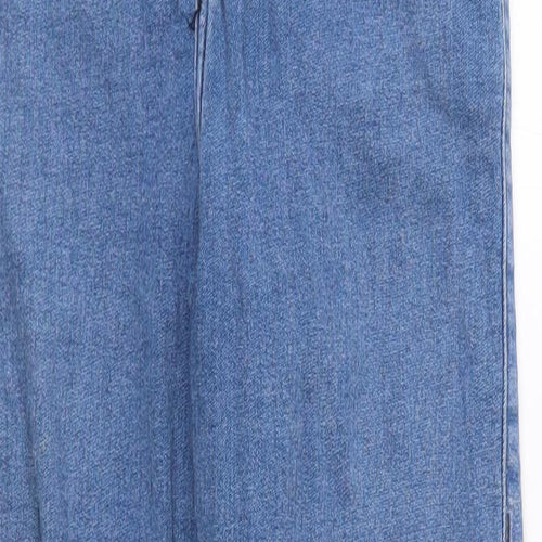 Topshop Womens Blue Cotton Jegging Jeans Size 26 in L20 in Regular Button