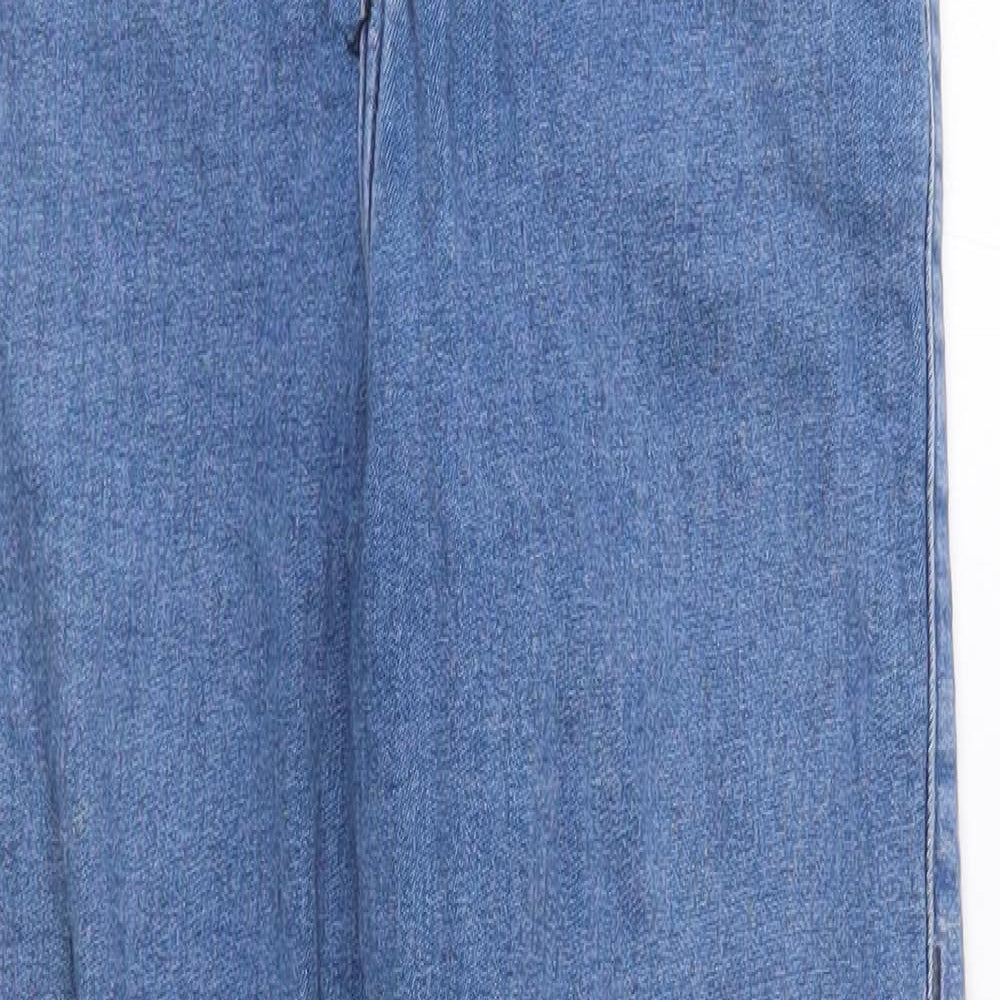 Topshop Womens Blue Cotton Jegging Jeans Size 26 in L20 in Regular Button