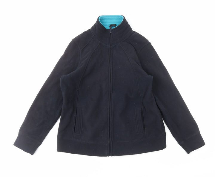 Bonmarché Womens Blue Gilet Jacket Size S Zip