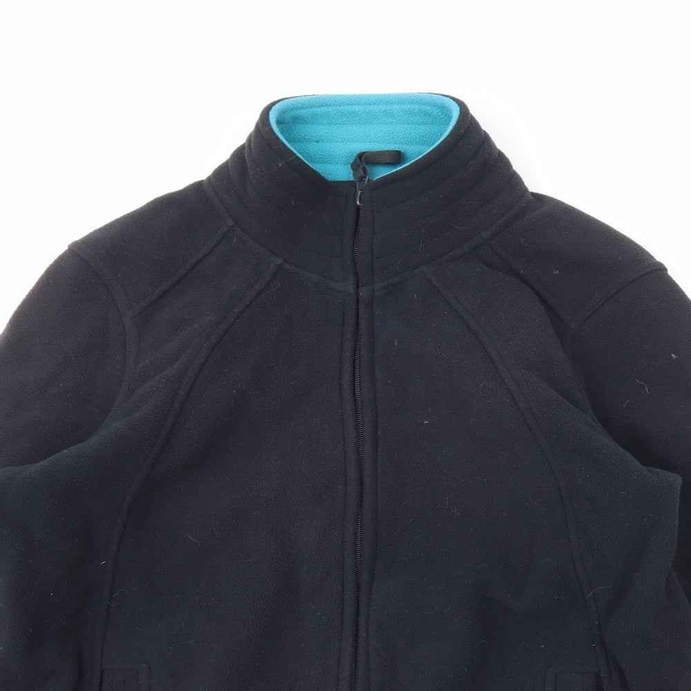 Bonmarché Womens Blue Gilet Jacket Size S Zip