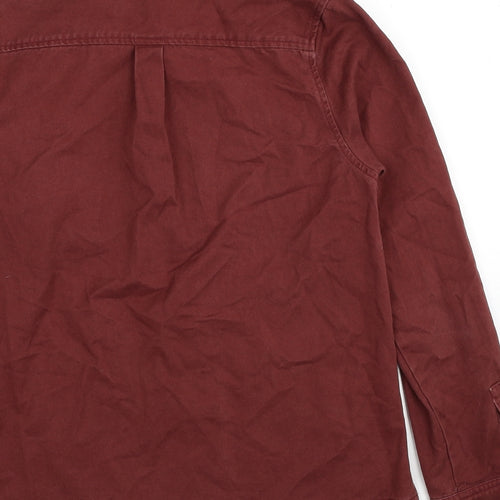 Miss Selfridge Womens Red Military Jacket Jacket Size 6 Button